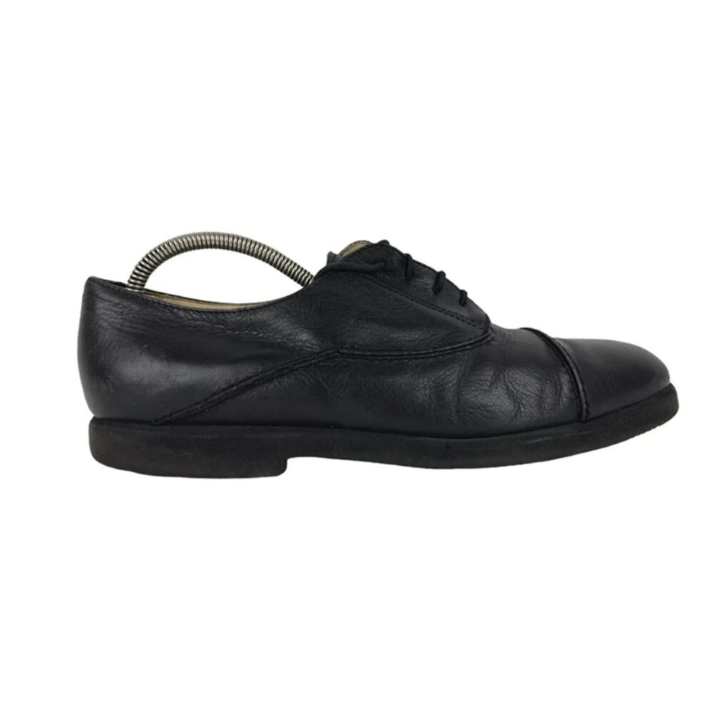 Cable & Co. Mens Black Leather Round Toe Lace Up Derby Dress Shoes Size 9‎
